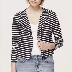 Loft Petite zip up moto jacket